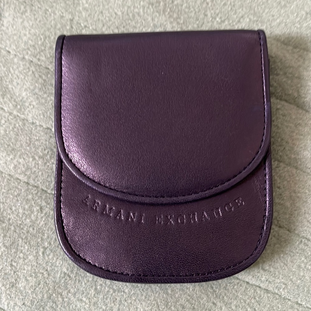 Amani exchange leather wallet